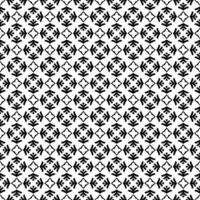 motif abstrait sans couture noir et blanc. arrière-plan et toile de fond. conception ornementale en niveaux de gris. vecteur