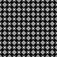 motif abstrait sans couture noir et blanc. arrière-plan et toile de fond. conception ornementale en niveaux de gris. vecteur