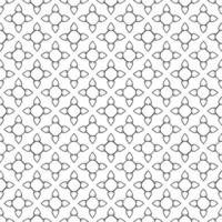 motif abstrait sans couture noir et blanc. arrière-plan et toile de fond. conception ornementale en niveaux de gris. vecteur