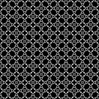 motif abstrait sans couture noir et blanc. arrière-plan et toile de fond. conception ornementale en niveaux de gris. vecteur