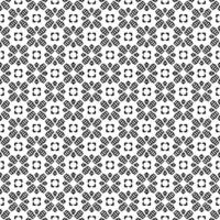 motif abstrait sans couture noir et blanc. arrière-plan et toile de fond. conception ornementale en niveaux de gris. vecteur