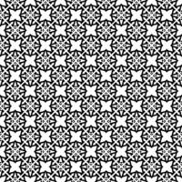 motif abstrait sans couture noir et blanc. arrière-plan et toile de fond. conception ornementale en niveaux de gris. vecteur