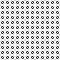 motif abstrait sans couture noir et blanc. arrière-plan et toile de fond. conception ornementale en niveaux de gris. vecteur