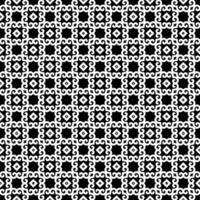 motif abstrait sans couture noir et blanc. arrière-plan et toile de fond. conception ornementale en niveaux de gris. vecteur