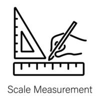 branché échelle la mesure vecteur