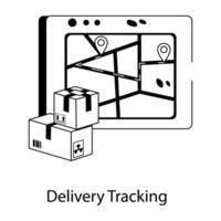 suivi de livraison tendance vecteur