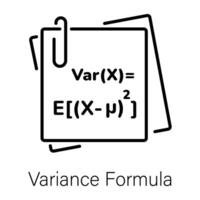 branché variance formule vecteur