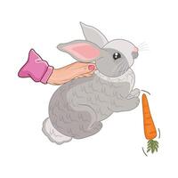 illustration de lapin vecteur