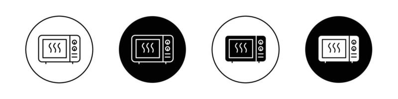 icône de four à micro-ondes vecteur