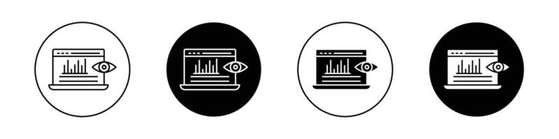 icône de vecteur de surveillance