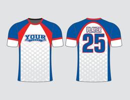 tout des sports équipe Jersey conception avec un élégant énervé et sauvage Regardez pour tout votre occasionnel, mode et tenue de sport vecteur