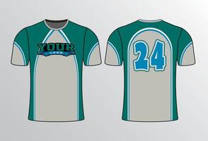 tout des sports équipe Jersey conception avec un élégant énervé et sauvage Regardez pour tout votre occasionnel, mode et tenue de sport vecteur