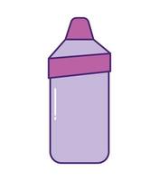 bouteille de détergent violet