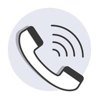 contact par téléphone, relier avec nous, client un service hotline. cadran dans excellence. explorer notre prestations de service avec une rapide appel vecteur