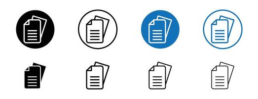 icône de vecteur de document