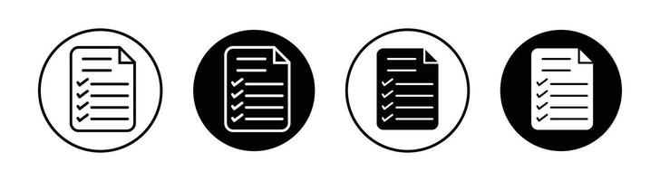 icône de vecteur de document