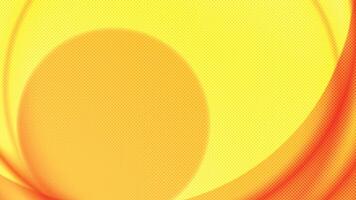 abstrait géométrique Orange et Jaune Couleur Contexte avec cercle forme. vecteur illustration.