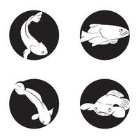 poisson Liège logo vecteur, Créatif poisson Liège logo conception concepts modèle, icône symbole, illustration vecteur