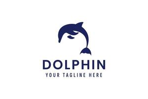 dauphin logo vecteur icône illustration