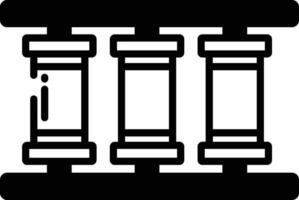 prière roue glyphe et ligne vecteur illustration