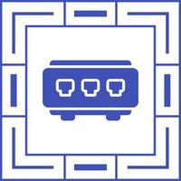 icône de vecteur de commutateur réseau