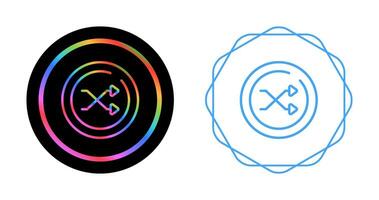 mélanger cercle vecteur icône