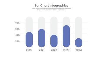 bar graphique infographie modèle conception vecteur