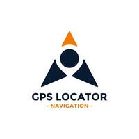 GPS localisateur logo conception modèle. GPS carte emplacement et direction icône vecteur combinaison. direct affaires La Flèche logo symbole concept.