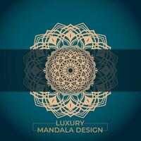 Créatif luxe mandala modèle conception vecteur