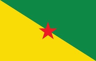 français Guyane drapeau. nationale drapeau de français Guyane vecteur