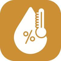 icône de vecteur d'humidité