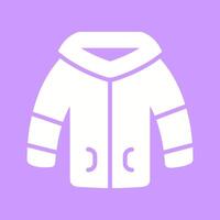 icône de vecteur de veste d'hiver