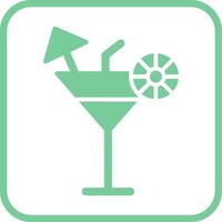 icône de vecteur de cocktail