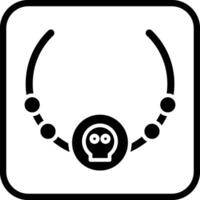 icône de vecteur de collier de pirate