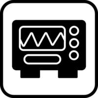 icône de vecteur d'oscilloscope
