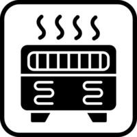 icône de vecteur de chauffage par convection