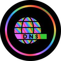 DNS serveur vecteur icône