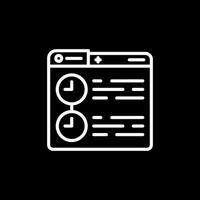 icône de vecteur de chronologie