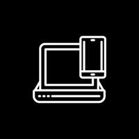 icône de vecteur d & # 39; ordinateur portable