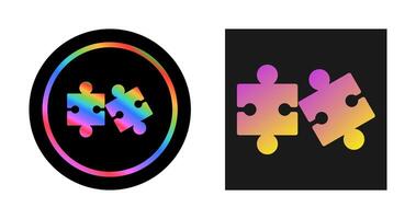 icône de vecteur de jeu de puzzle