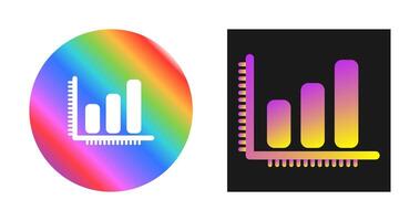 icône de vecteur de graphique à barres