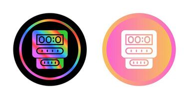 icône de vecteur de compteur électrique