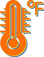 icône de vecteur de thermomètre