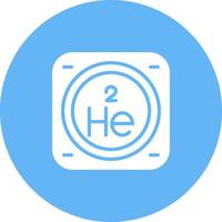 hélium vecteur icône