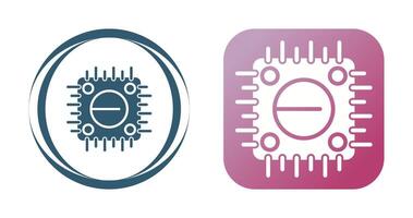 icône de vecteur de processeur