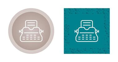 icône de vecteur de machine à écrire