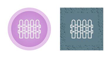 icône de vecteur de clôture