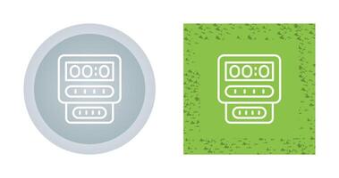icône de vecteur de compteur électrique