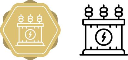 Puissance transformateur vecteur icône