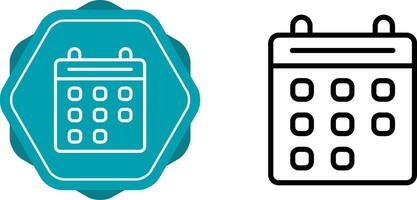 icône de vecteur de calendrier